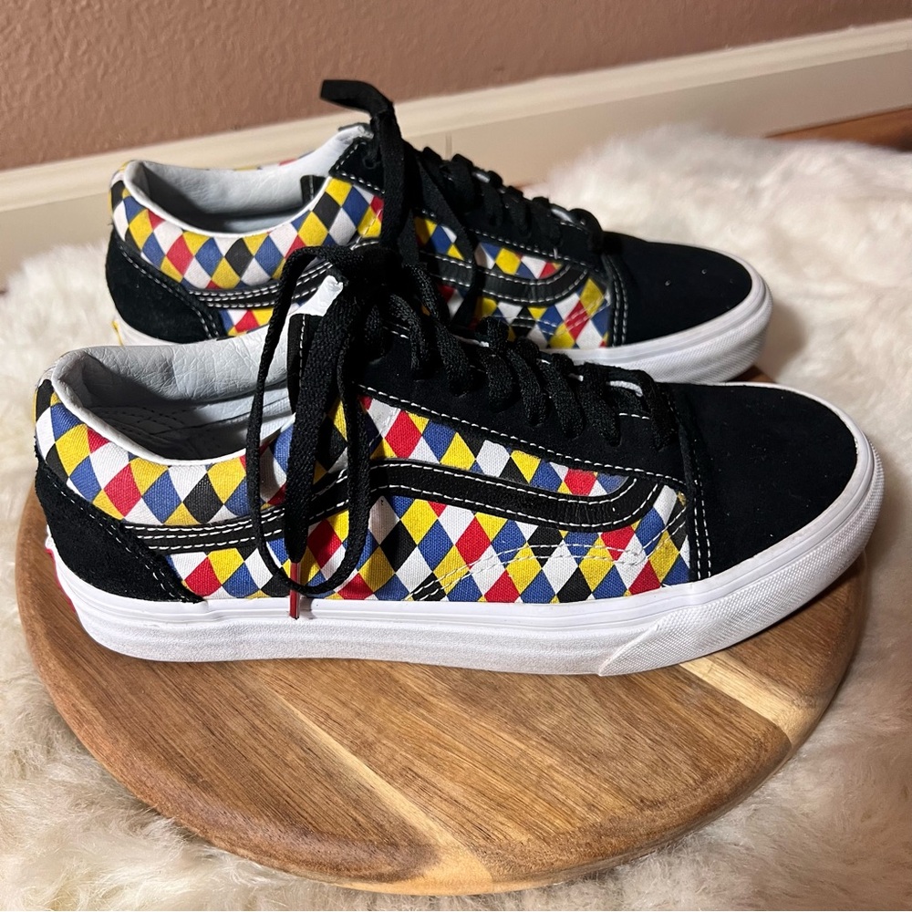 Vans Old Skool Playing Cards Diamond Sneakers Size 8